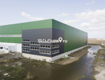 Вид здания. Неотапливаемый склад Склад Республика Адыгея, р-н Тахтамукайский, аул Старобжегокай, ул Ленина, 35/2 , 23 956 м2 фото 1