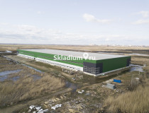 Вид здания. Неотапливаемый склад Склад Республика Адыгея, р-н Тахтамукайский, аул Старобжегокай, ул Ленина, 35/2 , 23 956 м2 фото 3